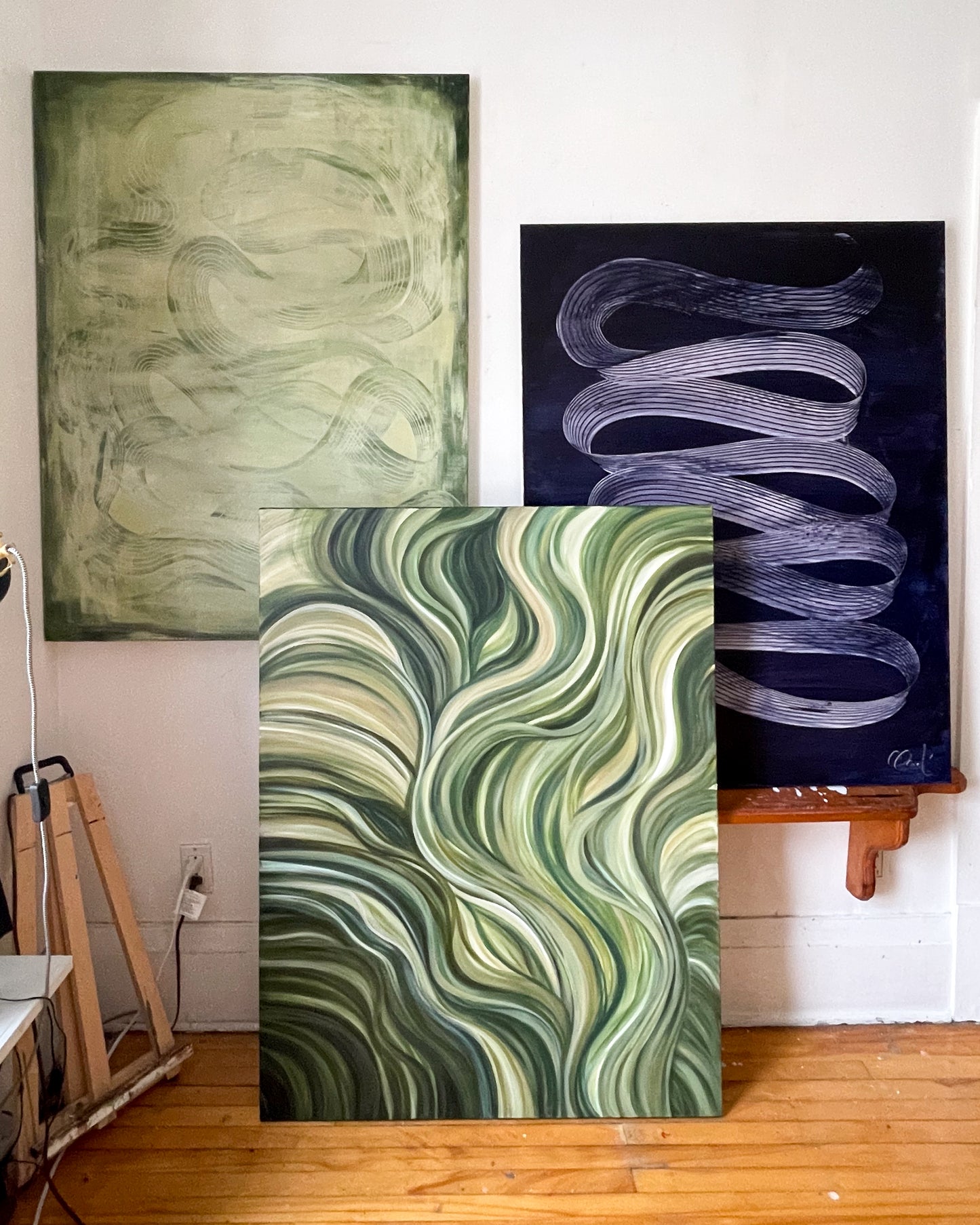 Verde Uno Original Painting
