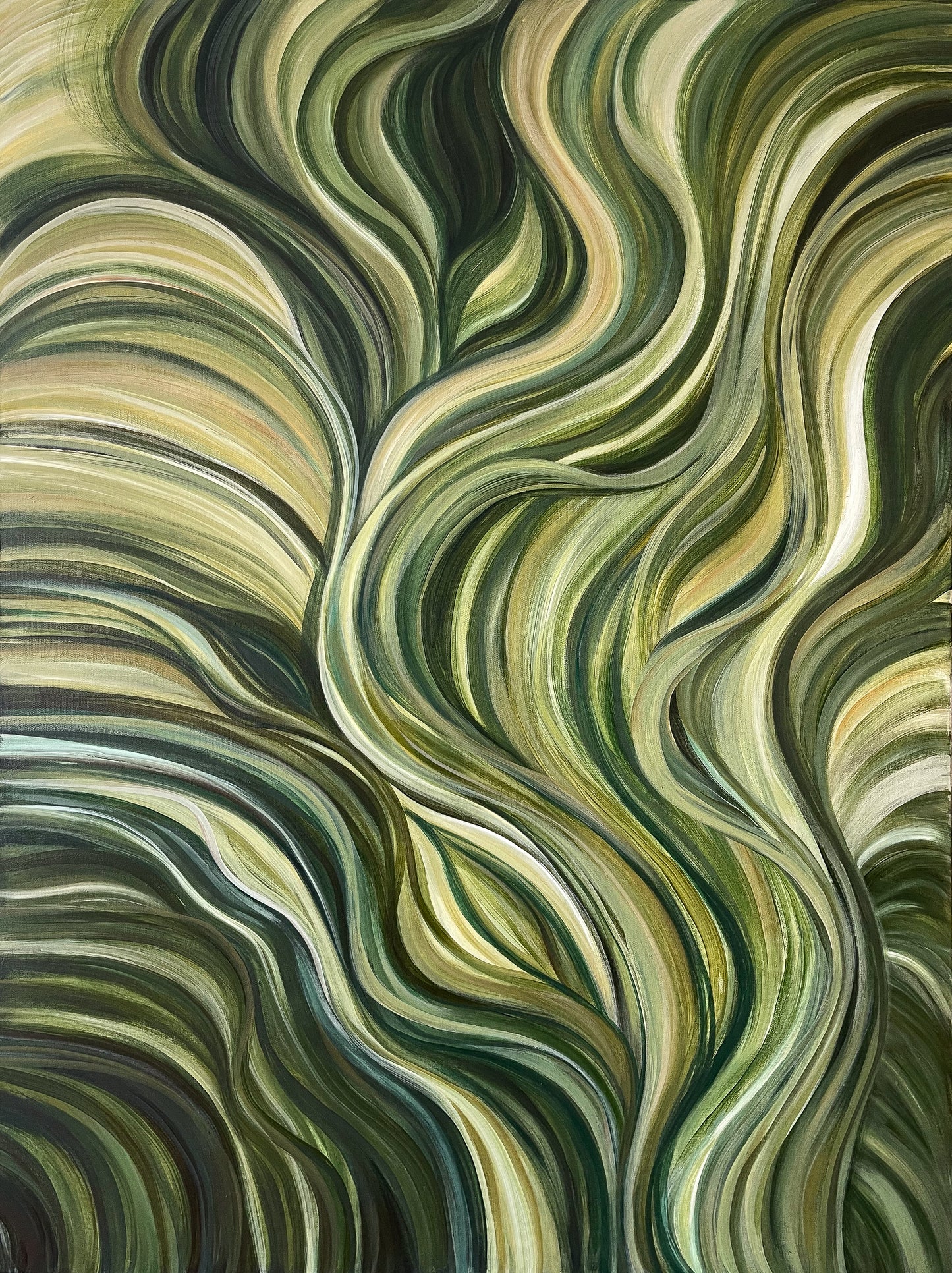Verde Uno Original Painting