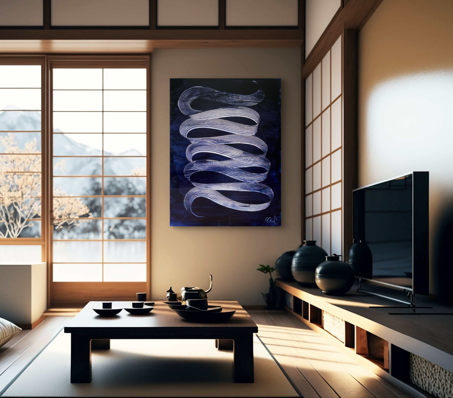 Azul Original Painting