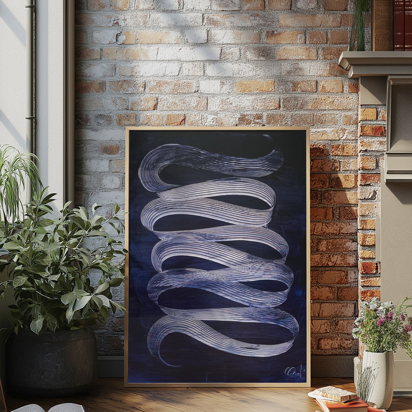 Azul Original Painting
